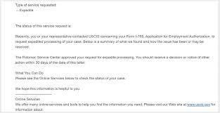 Sample email letter to embassy requesting expedite visa process of spouse because of job appointment, get to gather, family function, party etc. 3 Ways To Expedite Your Opt Or H4 Ead Application With Uscis With Case Study