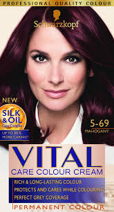 This color will turn gray/white/silver/blonde. Vital Colors Schwarzkopf Vital Colour Hair Dye Mahogany 5 69 Pack Of 3 Buy Online In Burkina Faso At Burkinafaso Desertcart Com Productid 97786410
