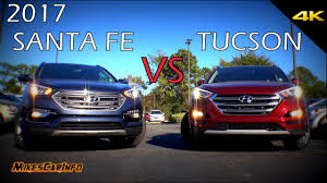 I asked the salesperson what features on the 2021 santa fe would be on the 2022 tucson and. Ultimate Comparison 2017 Hyundai Santa Fe Sport Vs Tucson Youtube