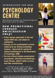 The clinical mental health counseling program enables students to contribute to the profession through independent learning, scholarship, and she holds a bachelor of arts degree in psychology and a master of science degree in guidance and counseling from missouri state university, and a. Psycsta On Twitter Seeking For Consultations With Psychologists In Iium Introducing The New Psychology Centre Psychology Department Is Reopening The Psu Which Is Now Called As Psychology Centre Do Come In July And