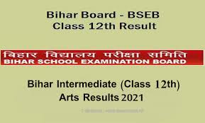 At the homepage, click on matric result 3. Bihar Board 12th Arts Result 2021 Bseb Intermediate Result 2021 Biharboardonline Bihar Gov In Bihar Board 12th Result 2021 Bseb 12th Result
