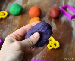 Mix the lotion and food coloring until combined. Soft Playdough Recipe Homemade And Long Lasting Sisters What