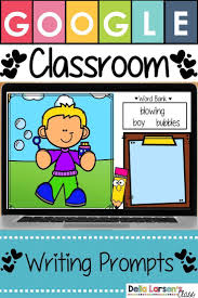 Google Classroom Spring Writing Prompts Distance Learning Google Classroom Activities Google Classroom Kindergarten Google Classroom