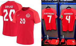 Shop the official lfc licensed store in north america for liverpool fc apparel, tees, caps, nike jerseys and more. Canada 2021 22 Nike Home Away And Third Jerseys Football Fashion