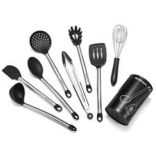 Maybe you would like to learn more about one of these? 9pcs Set Stainless Steel Kitchen Utensils Cooking Non Stick Baking Tool Silicone Set Kitchen Storage Container Alexnld Com