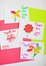 Birthday Card For Teacher By Kids Kid Made Stamped Flower Thank You Cards Thank You Cards From Kids Teacher Birthday Card Pinterest Birthday Cards
