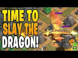 Time To Slay The Golden Dragon For Huge Loot Clash Of Clans Youtube