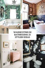 Discover 19 unique and inspirational black and white bathrooms. Wainscoting In Bathrooms 25 Stylish Ideas Digsdigs