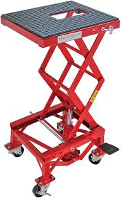 Diy wooden motorcycle lift for under $170. Amazon Com Extreme Max 5001 5083 Hydraulic Motorcycle Lift Table 300 Lb Automotive