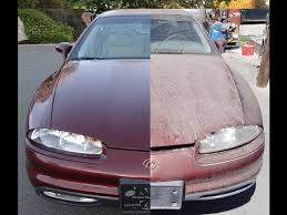 Buffing Car Diy Buff Cars Detailing How To Auto Detail Before After Video Youtube