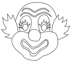 Téléchargez ou imprimez cette incroyable coloriage: Coloriage Masque De Clown Facile Dessin Gratuit A Imprimer