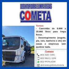 Desentupidora e Limpa Fossa Cometa