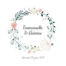 Couronne De Fleurs Popcarte Fairepartmariage Mariage Faire Part Mariage Fleur Faire Part Mariage Mariage Dessin