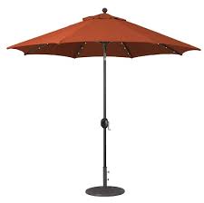 Complete any outdoor dining set with our wide selection of patio umbrellas. 9 Foot Led Lighted Sunbrella Patio Umbrella Auto Tilt Aluminum