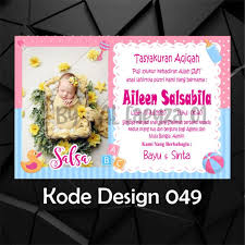 Undangan aqiqah dan kartu ucapan aqiqah ms word download gratis. Kartu Ucapan Aqiqah Selapanan Tasyakuran Kelahiran Tasyakuran Aqiqah 4 Bulanan Dll P Shopee Indonesia