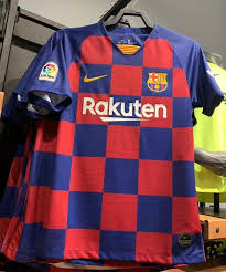 Nike shirts & tops jerseys. Leaked New Barcelona Jersey 2019 2020 Barca To Wear Checkered Shirt Next Season Football Kit News