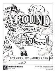 Some of the worksheets for this concept are round the world in eighty days photocopiable, around the world in 80 days, t e a c h ers n o t e s round the world in eighty days, round the world in eighty days, around the world in eighty days, 7 gis goes around the world in 80 days, round the. Around The World In 80 Days Coloring Page By Ensemble Theatre Cincinnati Issuu