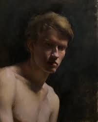 A portrait from March. Oil