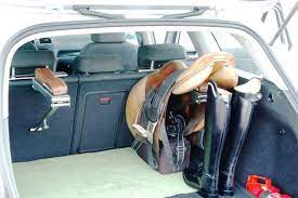 1 pair car saddle bags 600d oxford atv fender bags tank bag motorcycle luggage cargo storage bag. Saddle Rack In Your Car What A Great Idea Who Already Uses One Or Something Similar Horse Equipment Saddle Rack Horse Tack