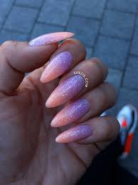 For more information and source, see on this link : Glitter Ombre Oval Nails Novocom Top
