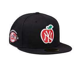 New Era New York Yankees Big Apple 100th Anniversary Black And Red Edition 59fifty Fitted Cap Topperzstore Com
