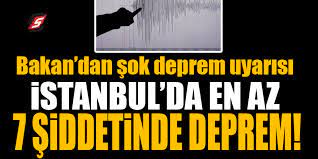 Bir çok bilim adamı gibi sözbilir'de, i̇stanbul için yakın bir zaman içerisinde deprem uyarısında bulunarak, normal şartlarda i̇stanbul'da diri fay yoktur, i̇stanbul'un içerisinden geçen bir fay yoktur. Bakan Dan Sok Deprem Uyarisi Istanbul Da En Az 7 Siddetinde Deprem