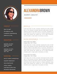 Elegant Design Of Burnt Orange Resume Examples Simple Resume Examples Resume Examples Sample Resume Templates