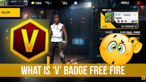 Youtube social media icon design template vector. What Is V Badge In Free Fire Uses And How To Get It Firstsportz