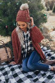 Forevermore Knit Cardigan In Rust In 2021 Simple Winter Outfits Winter Outfits Modest Fall Outfits