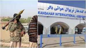 Around 100 civilians were killed without any reason by pakistan sponsored talibani terrorists after fall of spin boldak in #kandahar distt. At Least Three Rockets Hit Kandahar Airport As Taliban Takes Over The City