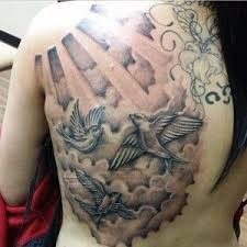 Birds And Clouds Tattoo Design Some Of Our Favorite Cloud Tattoo Designs Cloud Tattoo Cloud Tattoo Design Sleeve Tattoos