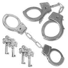 Amazon.co.jp: Realistic Toy Handcuffs with Keys, Authentic, Cosplay, Party,  Banquet, Joke Goods (Set of 2) : Toys & Games