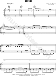 Deep Purple Hush Sheet Music In C Major Transposable Download Print Sheet Music Music Deep Purple