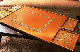 Jigsaw Puzzle Table Storage Organize Board 1000 Pcs Mat Carpet New Standard Sp Jigsaw Puzzle Table Puzzle Table Woodworking Jigsaw