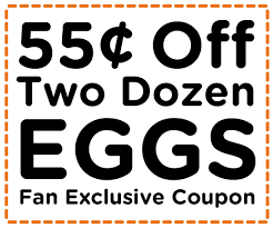 New 0 55 2 Egg Coupon Eggs Only 0 94 A Dozen At Shoprite Printable Coupons Coupons Money Saving Mom