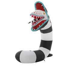 Beetlejuice character 6 x 7 $18 animated beetlejuice sand worm halloween lighted yard inflatable. Giant 9 5 Inflatable Animated Beetlejuice Sandworm