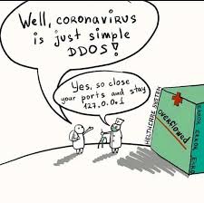 This will first lag your internet and later on make you go offline. Corona Virus Is Just A Ddos Programmerhumor