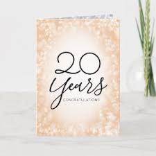 Maybe you would like to learn more about one of these? 20 Year Service Cards Zazzle