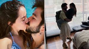 Ella es evaluna, y en sus ojos caben todos los colores de la flora y la fauna de este planeta. El Romantico Encuentro De Camilo Y Evaluna Montaner Tras Dias Sin Verse