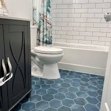 Get free shipping on qualified hexagon, bathroom tile or buy online pick up in store today in the flooring department. These Bathrooms Prove Hexagon Floor Tile Is Stunning