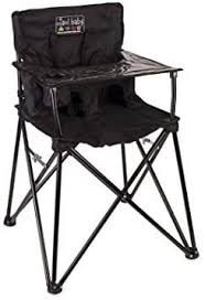 Amazon Com Ciao Baby Portable High Chair For Travel Fold Up High Chair With Tray Black Chair Booster Sea Portable High Chairs Baby High Chair Baby Chair