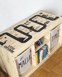 Astuces De Filles On Instagram Ma Version Du Meuble Trofast De Chez Ikea Tous Me Sticker Pers Meuble Trofast Deco Chambre Enfant Decoration Salle De Jeux