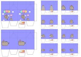 Pusheen Party Free Printable Milk Carton Scrapbook Printables Free Pusheen Birthday Birthday Party Printables