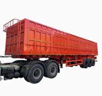 High Quality 40FT 3 Axle Side Board Dropside Semi Trailer Heavy Duty Steel  Cargo Transport Trailer for Sale