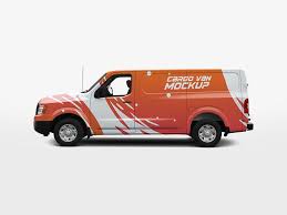 Cargo Van Mockup Free Psd Mockup Free Psd Free Mockup Mockup