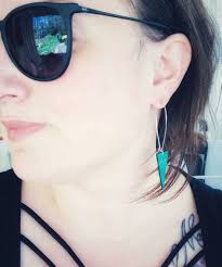 Sea Glass Earrings Sea Glass Jewelry Beach Earrings Summer Earrings White  Earrings Nature Earrings Dangly Earrings BFF Gift Under 30 Gifts