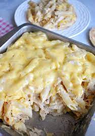 Cheese, bacon, sliced green onions Paula Deen S Amazing Chicken Casserole 100k Recipes