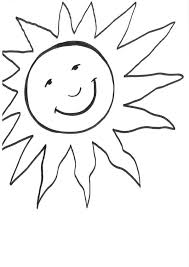 Dibujo De Sol Para Colorear