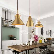 Brass Pendant Light Hanging For Living Room Fixture Luxury Gold Wood