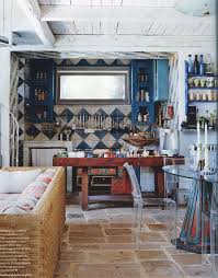 A stunning way of including some tuscany style decor in your kitchen is using a beautiful stone tile top table in your dining area. Old World Italian Kitchen No Granite Or Stainless In Site Italian Style Home Kitchen Interior Italian Kitchen